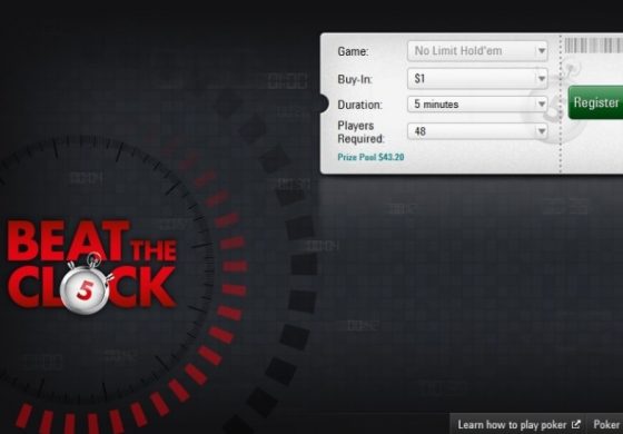 PokerStars проводит тестирование новых турниров Beat the Clock