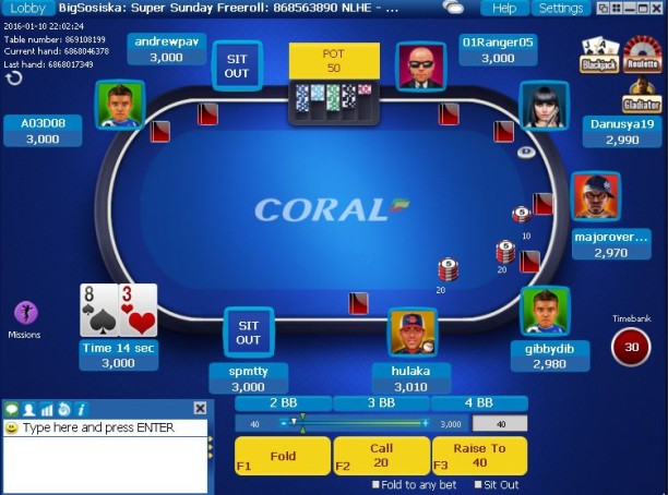 coral-poker-table