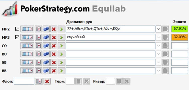 Сильный диапазон