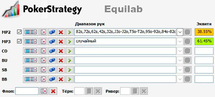 Слабый диапазон