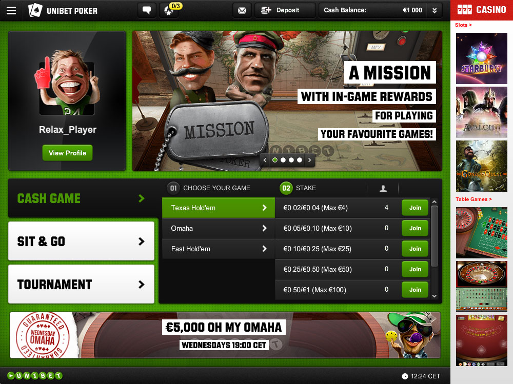 Unibet poker